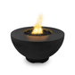 The Outdoor Plus Fire Features Black (-BLK) / Match Lit Ignition / Liquid Propane The Outdoor Plus 37" Round Sienna Fire Pit in Solid Concrete Finishes / OPT-RF37, OPT-RF37FSML, OPT-RF37FSEN, OPT-RF37E12V, OPT-RF37EKIT