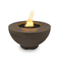 The Outdoor Plus Fire Features Chocolate (-CHC) / Match Lit Ignition / Liquid Propane The Outdoor Plus 37" Round Sienna Fire Pit in Solid Concrete Finishes / OPT-RF37, OPT-RF37FSML, OPT-RF37FSEN, OPT-RF37E12V, OPT-RF37EKIT