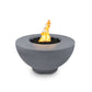 The Outdoor Plus Fire Features Gray (-GRY) / Match Lit Ignition / Liquid Propane The Outdoor Plus 37" Round Sienna Fire Pit in Solid Concrete Finishes / OPT-RF37, OPT-RF37FSML, OPT-RF37FSEN, OPT-RF37E12V, OPT-RF37EKIT