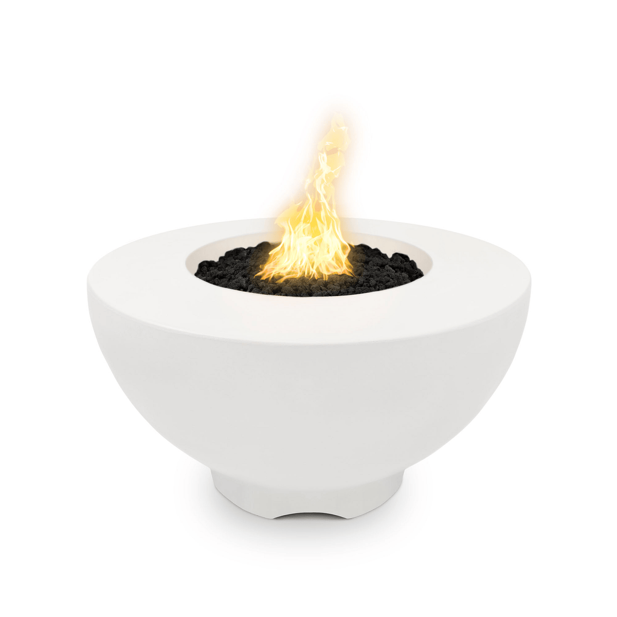 The Outdoor Plus Fire Features Limestone (-LIM) / Match Lit Ignition / Liquid Propane The Outdoor Plus 37&quot; Round Sienna Fire Pit in Solid Concrete Finishes / OPT-RF37, OPT-RF37FSML, OPT-RF37FSEN, OPT-RF37E12V, OPT-RF37EKIT