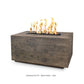 The Outdoor Plus Fire Features The Outdoor Plus 48", 60", 72", 84", 96", 108", 120" Rectangular Wood Grain GFRC Concrete Catalina Fire Pit / OPT-CTL48, OPT-CTL60, OPT-CTL72, OPT-CTL84, OPT-CTL96, OPT-CTL108, OPT-CTL120