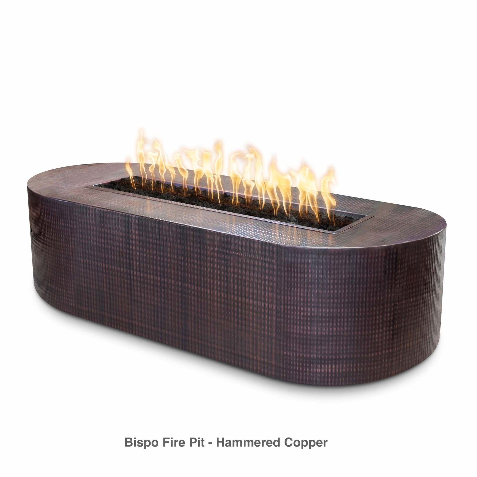 The Outdoor Plus Fire Features The Outdoor Plus 48", 60", 72", 84" Rectangular Bispo Fire Pit - Metal Collection / OPT-BSPCPRxx, OPT-BSPCSxx, OPT-BSPSSxx, OPT-BSPPCxx