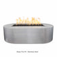 The Outdoor Plus Fire Features The Outdoor Plus 48", 60", 72", 84" Rectangular Bispo Fire Pit - Metal Collection / OPT-BSPCPRxx, OPT-BSPCSxx, OPT-BSPSSxx, OPT-BSPPCxx