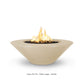 The Outdoor Plus Fire Features The Outdoor Plus 48", 60" Round Cazo Wide Ledge GFRC Concrete & Metal Powder Coat Fire Pit / OPT-CZ48, OPT-CZ60, OPT-CZPC48, OPT-CZPC60