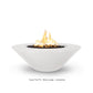 The Outdoor Plus Fire Features The Outdoor Plus 48", 60" Round Cazo Wide Ledge GFRC Concrete & Metal Powder Coat Fire Pit / OPT-CZ48, OPT-CZ60, OPT-CZPC48, OPT-CZPC60