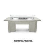 The Outdoor Plus Fire Features Match Lit Ignition / Pewter (-PEW) / Natural Gas The Outdoor Plus 48" Alameda Linear Powder Coated Rectangle Fire Table / OPT-ALMPC48, OPT-ALMPC48FSML, OPT-ALMPC48FSEN, OPT-ALMPC48E12V, OPT-ALMPC48EKIT