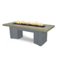 The Outdoor Plus Fire Features Ash (-ASH) / Gray Powder Coated Steel (-GRY) The Outdoor Plus 60" Alameda Fire Table Smooth Concrete in Liquid Propane - Match Lit with Flame Sense System / OPT-ALMGFRC60FSML-LP