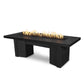The Outdoor Plus Fire Features Black (-BLK) / Black Powder Coated Steel (-BLK) The Outdoor Plus 60" Alameda Fire Table Smooth Concrete in Liquid Propane - Match Lit with Flame Sense System / OPT-ALMGFRC60FSML-LP