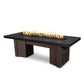 The Outdoor Plus Fire Features Black (-BLK) / Java Powder Coated Steel (-JAV) The Outdoor Plus 60" Alameda Fire Table Smooth Concrete in Liquid Propane - Match Lit with Flame Sense System / OPT-ALMGFRC60FSML-LP