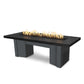 The Outdoor Plus Fire Features Black (-BLK) / Silver Vein Powder Coated Steel (-SLV) The Outdoor Plus 60" Alameda Fire Table Smooth Concrete in Liquid Propane - Match Lit with Flame Sense System / OPT-ALMGFRC60FSML-LP
