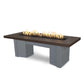The Outdoor Plus Fire Features Chocolate (-CHC) / Gray Powder Coated Steel (-GRY) The Outdoor Plus 60" Alameda Fire Table Smooth Concrete in Liquid Propane - Match Lit with Flame Sense System / OPT-ALMGFRC60FSML-LP