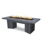 The Outdoor Plus Fire Features Gray (-GRY) / Silver Vein Powder Coated Steel (-SLV) The Outdoor Plus 60" Alameda Fire Table Smooth Concrete in Liquid Propane - Match Lit with Flame Sense System / OPT-ALMGFRC60FSML-LP