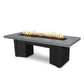 The Outdoor Plus Fire Features Natural Gray (-NGY) / Black Powder Coated Steel (-BLK) The Outdoor Plus 60" Alameda Fire Table Smooth Concrete in Liquid Propane - Match Lit with Flame Sense System / OPT-ALMGFRC60FSML-LP
