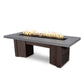 The Outdoor Plus Fire Features Natural Gray (-NGY) / Java Powder Coated Steel (-JAV) The Outdoor Plus 60" Alameda Fire Table Smooth Concrete in Liquid Propane - Match Lit with Flame Sense System / OPT-ALMGFRC60FSML-LP