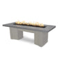 The Outdoor Plus Fire Features Natural Gray (-NGY) / Pewter Powder Coated Steel (-PEW) The Outdoor Plus 60" Alameda Fire Table Smooth Concrete in Liquid Propane - Match Lit with Flame Sense System / OPT-ALMGFRC60FSML-LP