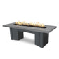 The Outdoor Plus Fire Features Natural Gray (-NGY) / Silver Vein Powder Coated Steel (-SLV) The Outdoor Plus 60" Alameda Fire Table Smooth Concrete in Liquid Propane - Match Lit with Flame Sense System / OPT-ALMGFRC60FSML-LP