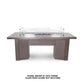 The Outdoor Plus Fire Features Match Lit Ignition / Java (-JAV) / Natural Gas The Outdoor Plus 60" Alameda Linear Powder Coated Rectangle Fire Table / OPT-ALMPC60, OPT-ALMPC60FSML, OPT-ALMPC60FSEN, OPT-ALMPC60E12V, OPT-ALMPC60EKIT