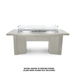 The Outdoor Plus Fire Features Match Lit Ignition / Pewter (-PEW) / Natural Gas The Outdoor Plus 60" Alameda Linear Powder Coated Rectangle Fire Table / OPT-ALMPC60, OPT-ALMPC60FSML, OPT-ALMPC60FSEN, OPT-ALMPC60E12V, OPT-ALMPC60EKIT