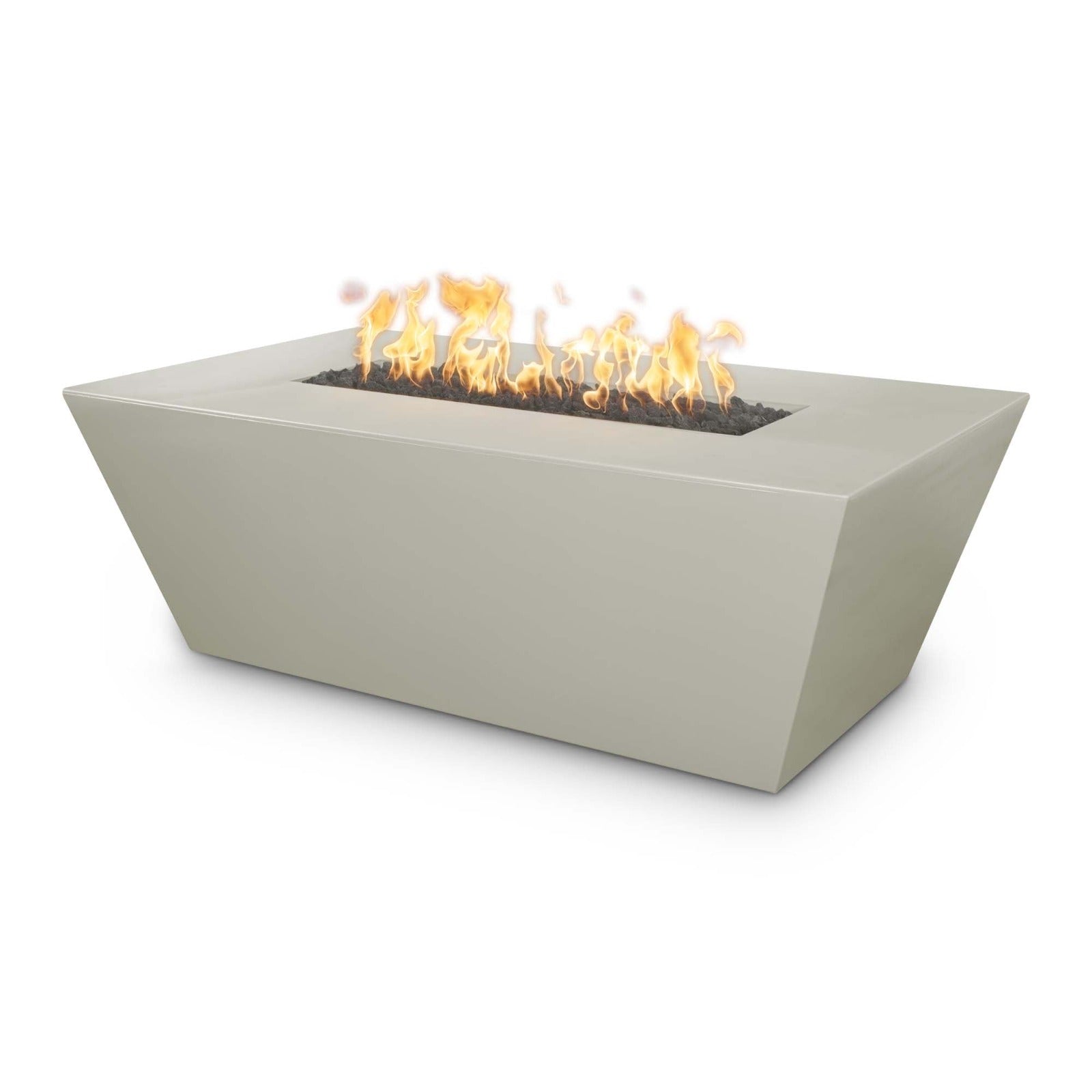 The Outdoor Plus Fire Features Ash (-ASH) / Match Lit Ignition / Liquid Propane The Outdoor Plus 60" Rectangular Angelus Fire Pit in Solid Concrete Finishes - GFRC Concrete / OPT-AGLGF60, OPT-AGLGF60FSML, OPT-AGLGF60FSEN, OPT-AGLGF60E12V, OPT-AGLGF60EKIT