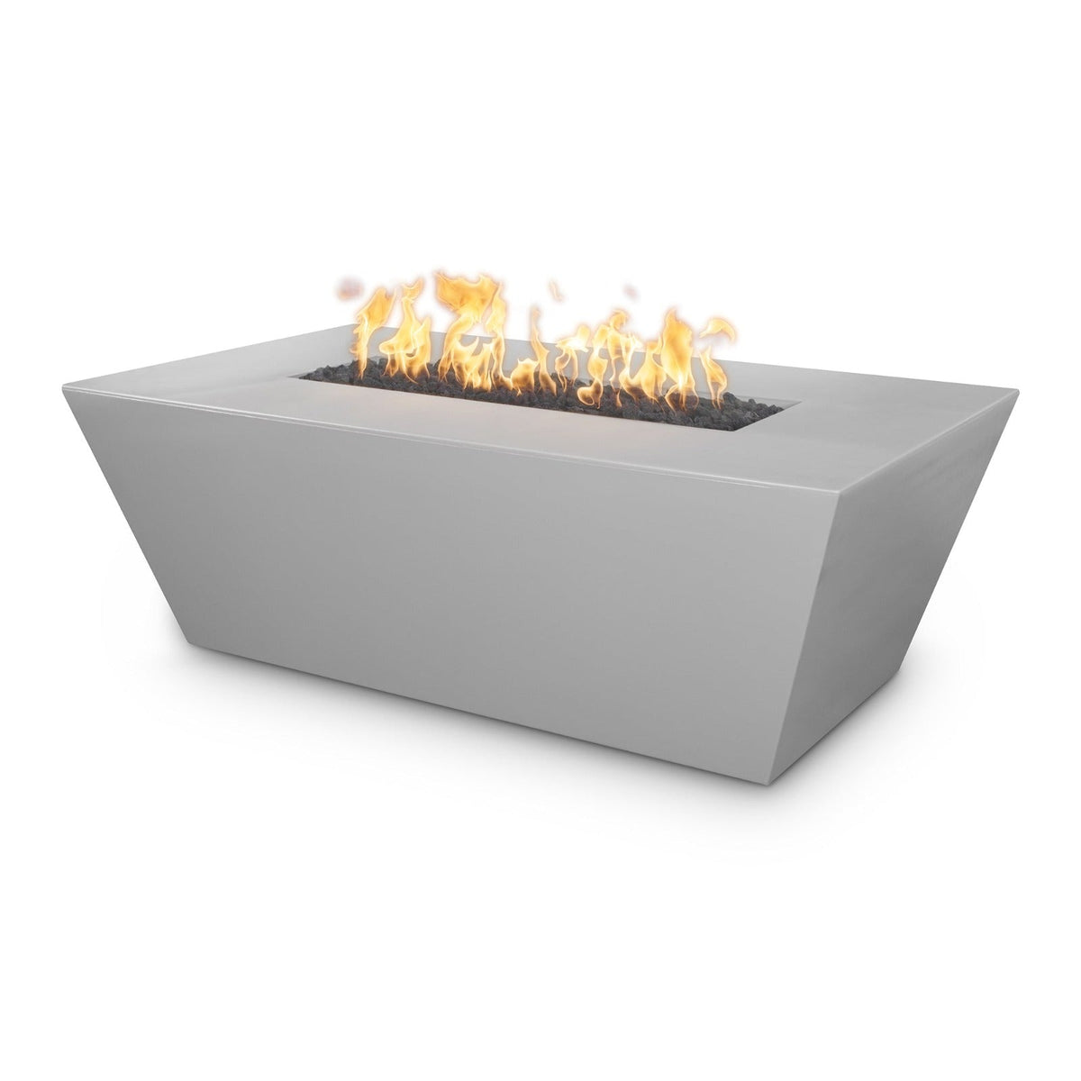 The Outdoor Plus Fire Features Natural Gray (-NGY) / Match Lit Ignition / Liquid Propane The Outdoor Plus 60&quot; Rectangular Angelus Fire Pit in Solid Concrete Finishes - GFRC Concrete / OPT-AGLGF60, OPT-AGLGF60FSML, OPT-AGLGF60FSEN, OPT-AGLGF60E12V, OPT-AGLGF60EKIT