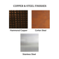 The Outdoor Plus Fire Features The Outdoor Plus 60" Rectangular Billow Fire Pit - Copper or Steel / OPT-BLWCPR60, OPT-BLWCS60, OPT-BLWSS60