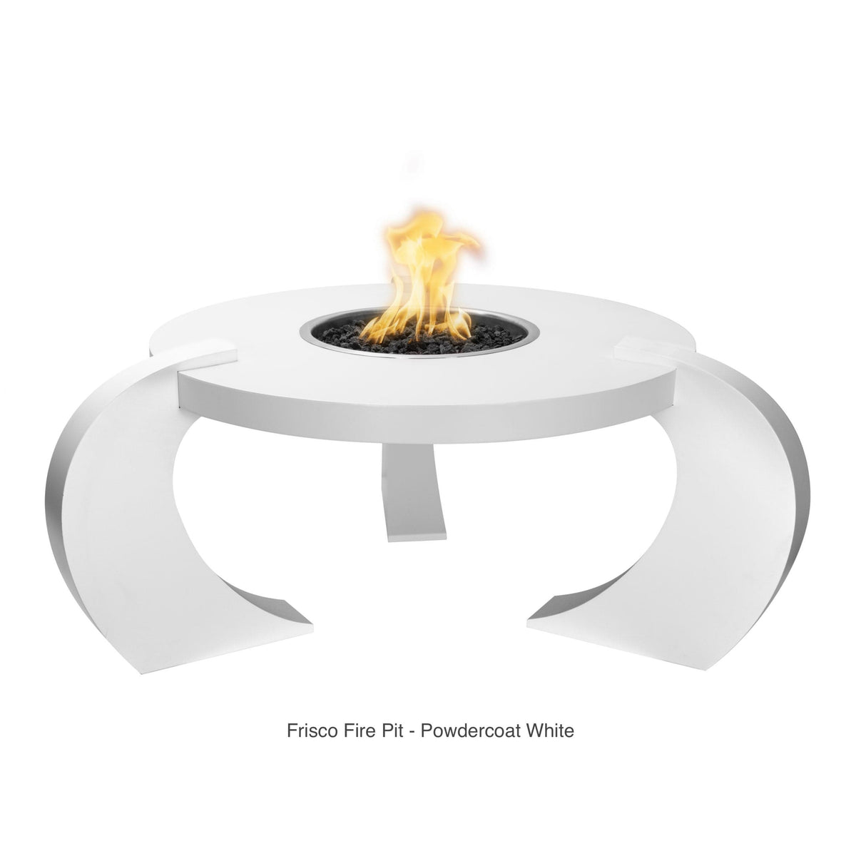 The Outdoor Plus Fire Features The Outdoor Plus 68&quot;, 80&quot; Round Frisco Fire Table / Metal Collection, Match Lit / OPT-FRSCPRxx, OPT-FRSCSxx, OPT-FRSSSxx, OPT-FRSPCxx