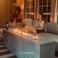 The Outdoor Plus Fire Features The Outdoor Plus 72" Rectangular Carmen Fire Pit - GRFC & Metal Collection / OPT-CRM72xx, OPT-CRMCPR72xx, OPT-CRMCS72xx, OPT-CRMSS72xx, OPT-CRMPC72xx