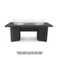 The Outdoor Plus Fire Features Match Lit Ignition / Silver Vein (-SLV) / Natural Gas The Outdoor Plus 78" Alameda Linear Powder Coated Rectangle Fire Table / OPT-ALMPC78, OPT-ALMPC78FSML, OPT-ALMPC78FSEN, OPT-ALMPC78E12V, OPT-ALMPC78EKIT