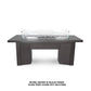 The Outdoor Plus Fire Features Match Lit Ignition / Black (-BLK) / Natural Gas The Outdoor Plus 78" Alameda Linear Powder Coated Rectangle Fire Table / OPT-ALMPC78, OPT-ALMPC78FSML, OPT-ALMPC78FSEN, OPT-ALMPC78E12V, OPT-ALMPC78EKIT