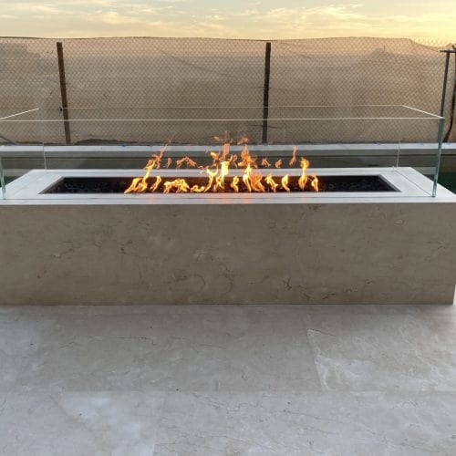 The Outdoor Plus Fire Features The Outdoor Plus CABO LINEAR FIRE PIT