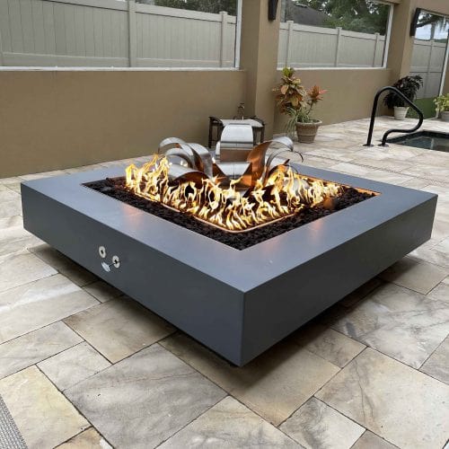 The Outdoor Plus Fire Features The Outdoor Plus CABO SQUARE FIRE PIT
