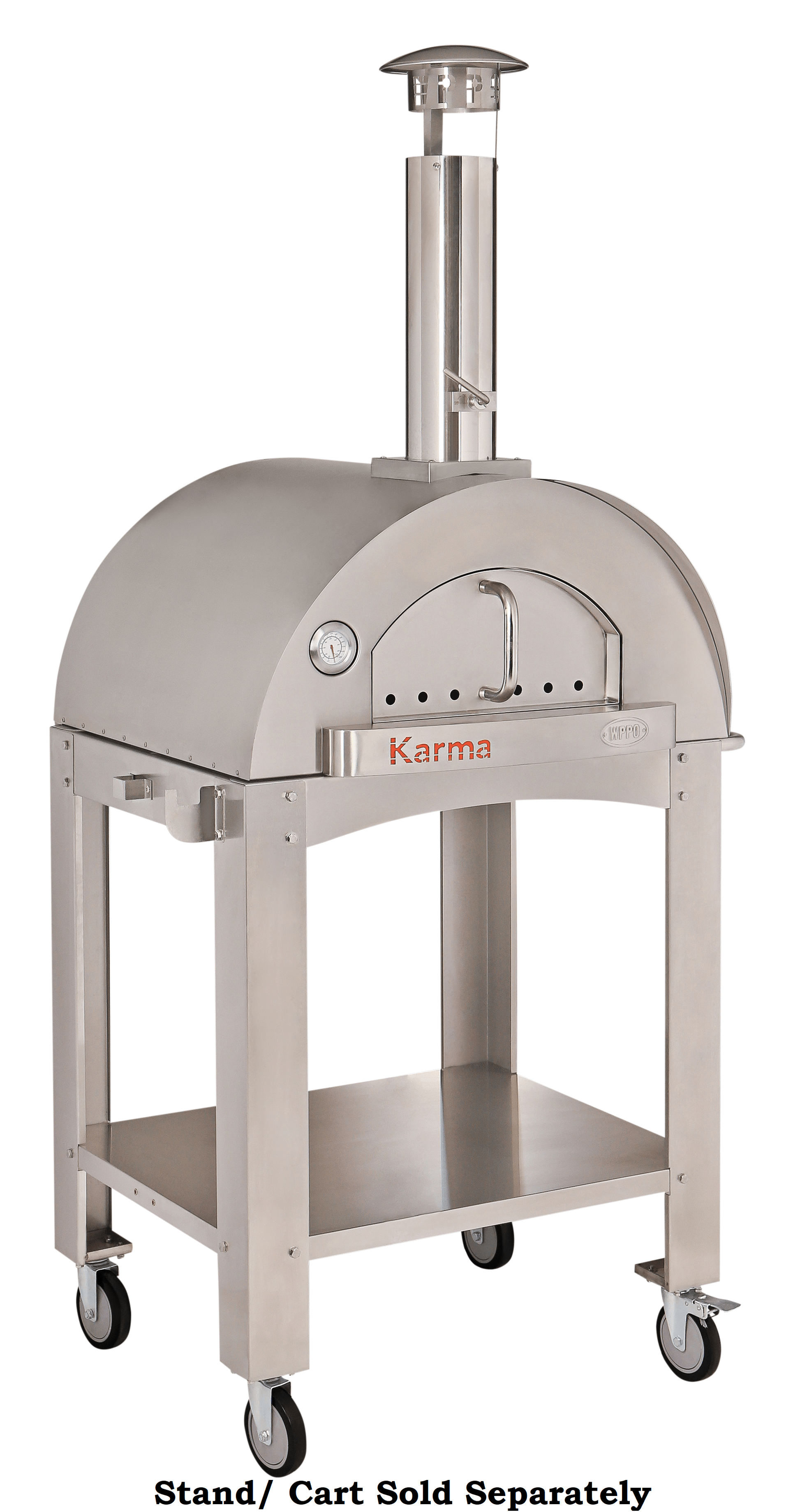 WPPO Pizza Ovens WPPO Karma 32-Inch Wood Fired Pizza Oven / WKK-02S-304SS