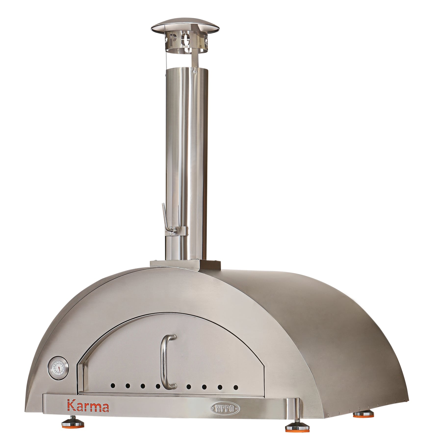 WPPO Pizza Ovens WPPO Karma 42-Inch Stainless Steel Wood Fired Pizza Oven / WKK-03S-304SS