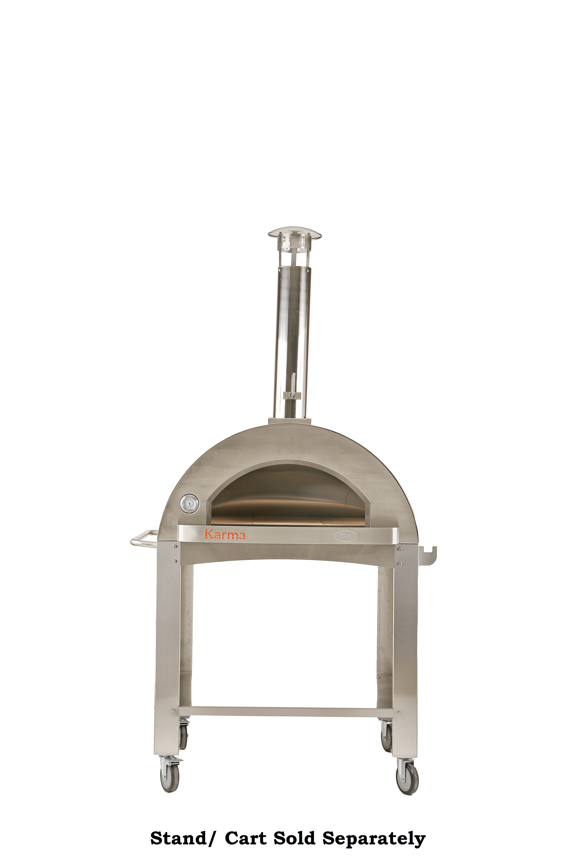 WPPO Pizza Ovens WPPO Karma 42-Inch Stainless Steel Wood Fired Pizza Oven / WKK-03S-304SS