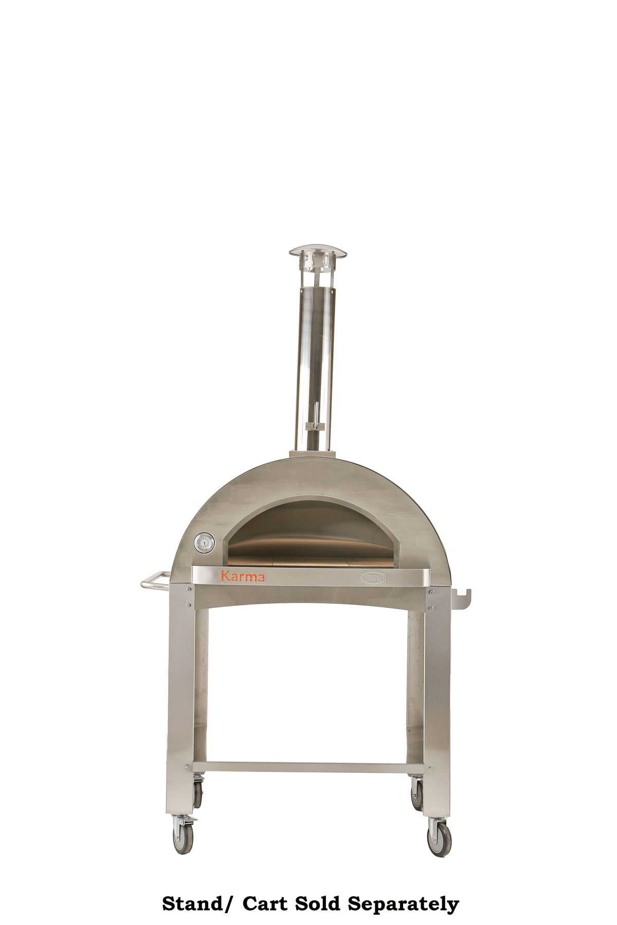 WPPO Pizza Ovens WPPO Karma 42-Inch Stainless Steel Wood Fired Pizza Oven / WKK-03S-304SS