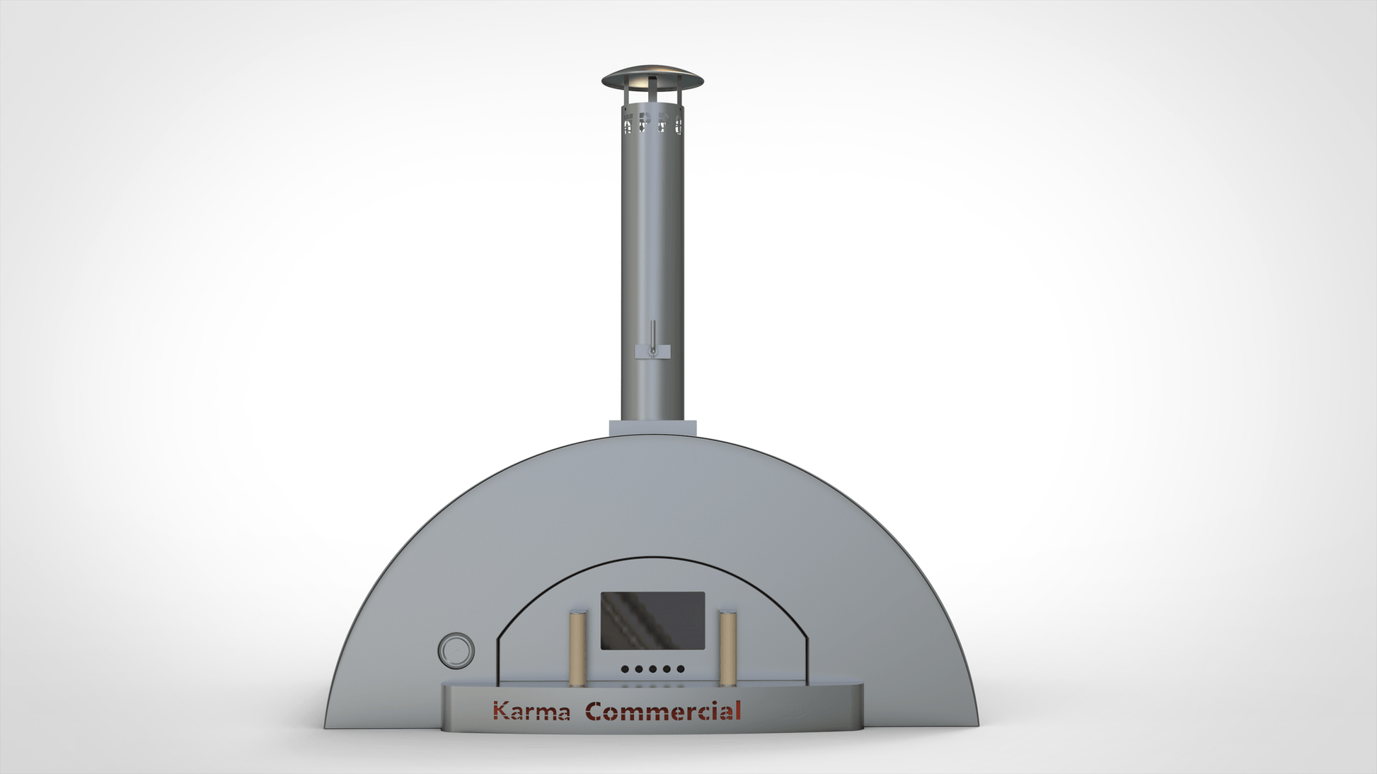 WPPO Pizza Ovens WPPO Karma 55-Inch Stainless Steel Commercial Wood Fired Pizza Oven / WKK-04COM