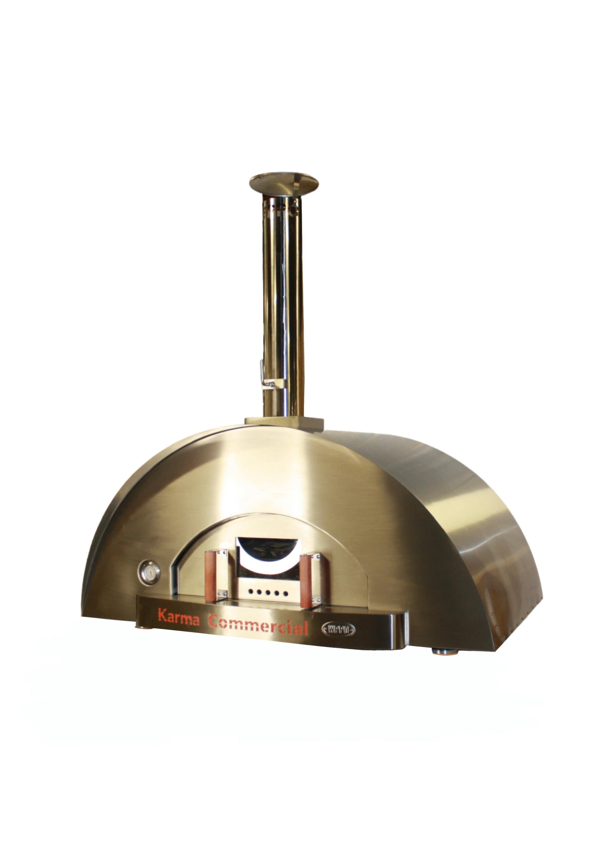 WPPO Pizza Ovens WPPO Karma 55-Inch Stainless Steel Commercial Wood Fired Pizza Oven / WKK-04COM