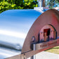 WPPO Pizza Ovens WPPO Karma 55-Inch Stainless Steel Commercial Wood Fired Pizza Oven / WKK-04COM