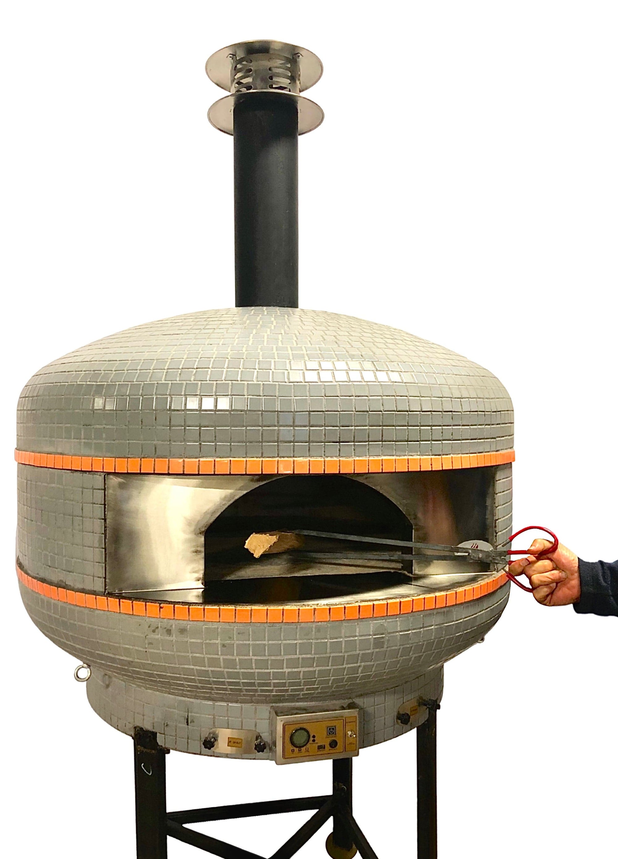 WPPO Pizza Ovens WPPO Professional Digital Wood Fired Oven with Convection Fan / 28", 40", 48" / WKPM-D700, WKPM-D100, WKPM-D1200
